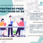 [Tuyển dụng] Trưởng Bộ phận Phát triển Dự án